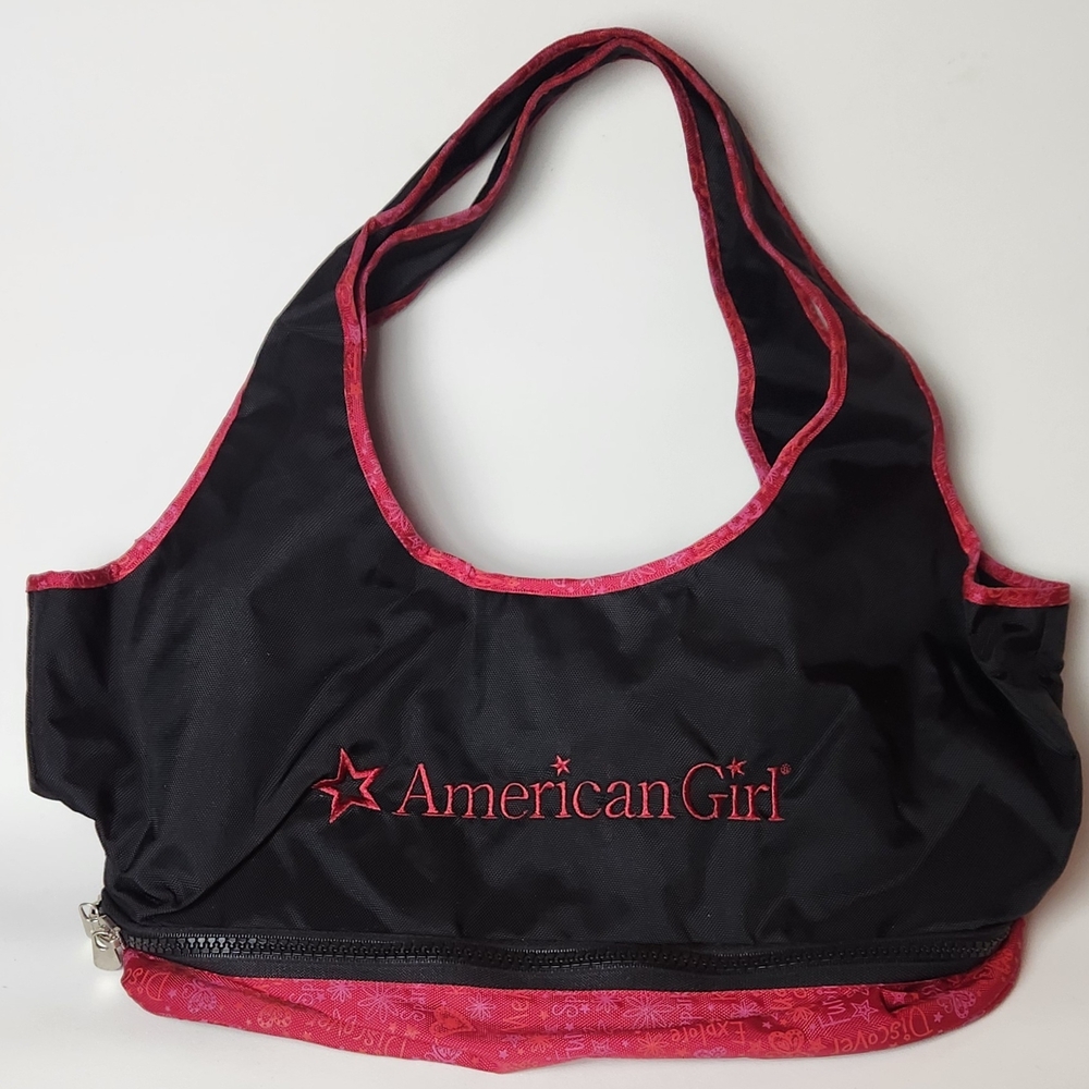 American Girl Black and Red Tote Bag